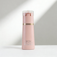 Bouteille vide en plastique de 250 ml pour coloration capillaire, avec bouchon à clapet, personnalisable (logo et couleur), faible MOQ disponible, vente en gros