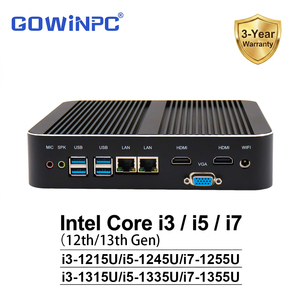 Mini PC Industrial sin Ventilador Intel de 12.ª Generación con LAN Gigabit Dual, 64 GB DDR4 y Doble M.2 NVMe para Aplicaciones de Cajeros Automáticos y Kioscos - Product Image 6