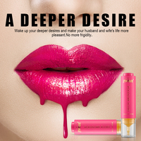 Substance gélatineuse en organza de couleur rose, liquide sexuel, Soluble dans l'eau, pour améliorer le plaisir, désinfectant pour le vagin, 15ML