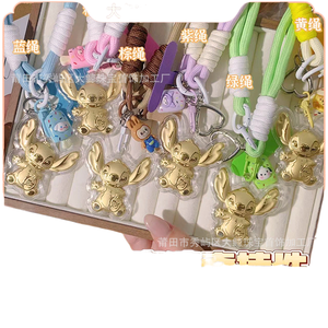 Vente en gros de pendentifs pour téléphone portable en or pur 999, <span class=keywords><strong>porte</strong></span>-clés, sacs à chaîne de dessin animé mignons et cadeaux - Product Image 1