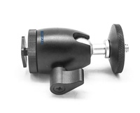 Fotografía 360 Giratorio Mini Ball Head 1/4 "Rosca con Adaptador de Zapata para Cámara, Luz LED, Monitor, Video y Videocámaras