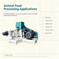 Machine extrudeuse à vis simple pour aliments pour animaux, maïs et soja, extrudeuse à soufflage pour la fabrication de granulés d'aliments pour animaux, CE ISO