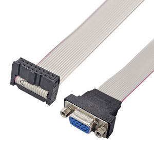 Conector D-SUB Hembra de 15 Pines IDC de 16 Pines con Cable Plano de 28AWG, Conjunto de Cableado para Equipos de Automatización Industrial - Product Image 2