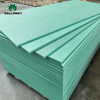 Vente en gros de panneaux MDF HDF verts de 6/9/12/15/18 mm, panneaux MDF imperméables, panneaux en fibre résistants à l'humidité HMR