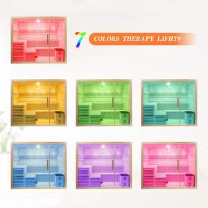 Smartmak Indoor Holz-Dampfsauna Traditionelle Dampfsauna - Product Image 2