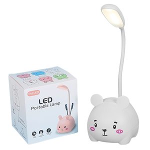 Dễ Thương Gấu LED Linh Hoạt Có Thể Sạc Lại Thay Đổi Độ Sáng Thiết Kế Hiện Đại ABS + PC Đọc Sách Bảng Đèn Bàn Ánh Sáng Trẻ Em Nghiên Cứu Đèn - Product Image 4