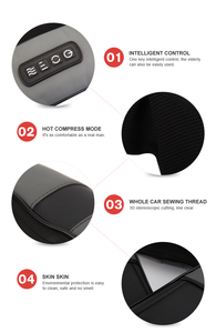 LY-808A elektrik terapi Shiatsu pemijat getaran inframerah sabuk pijat tubuh fisioterapi untuk leher bahu punggung pereda nyeri - Product Image 4