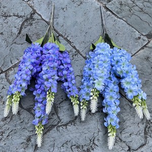Flor artificial de seda de <span class=keywords><strong>Hyacinthus</strong></span> <span class=keywords><strong>Orientalis</strong></span> francesa de 5 tenedores para decoración de bodas, 2 unidades - Product Image 4