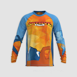 Venta al por mayor mejor material de poliéster personalizado Skydive Jersey diseño impreso y logotipo para uso deportivo - Product Image 1