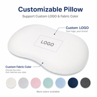 Oreiller ergonomique moderne en tissu doux et écologique pour chat - Oreiller cervical en mousse à mémoire de forme pour hôtels, écoles et vente en gros