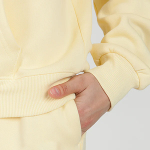 <span class=keywords><strong>Sweat</strong></span>-shirt à capuche décontracté et respirant pour <span class=keywords><strong>femme</strong></span>, avec logo personnalisé OEM, en molleton, cordon de serrage, poignets côtelés et ourlet élastique, idéal pour le fitness et les vêtements de sport. - Product Image 3