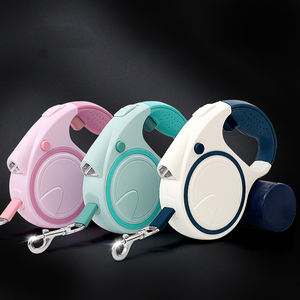 Guinzaglio per cani leggero a Led personalizzati in fabbrica che viaggiano in sicurezza guinzagli retrattili per animali domestici da 5m per cani di piccola e media taglia - Product Image 4