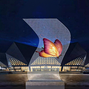 High Transparency <b>Mesh</b> Screen Holographic For Glass Curtain Wall - Product Image 1