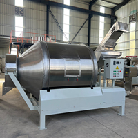 Mélangeur à tambour horizontal automatique CE pour le mélange et le séchage de poudres chimiques avec capacités de 200L, 500L, 1000L