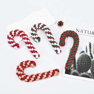 Juguete <span class=keywords><strong>de</strong></span> Cuerda para Perros Resistente a Mordidas con Forma <span class=keywords><strong>de</strong></span> Árbol <span class=keywords><strong>de</strong></span> Navidad y Papá Noel, Juguete Masticable <span class=keywords><strong>de</strong></span> Algodón para Cachorros - Product Image 4