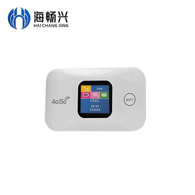 H807 Portable WiFi Wireless Router with Battery 150m Speed Colorful LED Display 2.4G Frequency VoIP Function