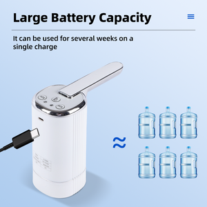 Fornitura di fabbrica OEM Usb ricarica <span class=keywords><strong>Desktop</strong></span> bottiglia di acqua distributore Mini automatico scrivania pompa dell'acqua elettrica - Product Image 2