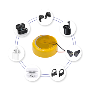 Dung lượng cao 3.7V 70mAh lir2032h lir1454 có thể sạc lại nút di động <span class=keywords><strong>Lithium</strong></span> Ion Battery Pack Coin di động cho tai nghe không dây - Product Image 6