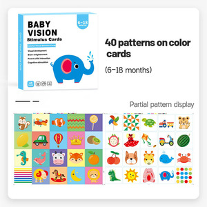 Offre Spéciale : Cartes d'Éveil et de Stimulation Visuelle Noires et Blanches pour Bébés de 0 à 3 <span class=keywords><strong>Mois</strong></span> – Contraste Élevé et Couleurs Vives - Product Image 5