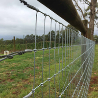 Precio de fábrica: Valla agrícola de 100 m, 1.8 m de longitud, 100% galvanizada en caliente, barrera para ganado, poste en Y de 2.3 m, doblado y cortado.