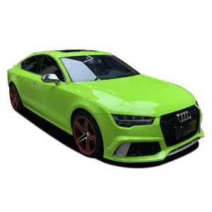 גרסת גיהינום ירוק עטיפת בועת אוויר משנה צבע TPU FI מדבקת ויניל לרכב מדבקת גוף חינם לרכב עם ירוק מתכתי מבריק
