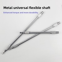 Perceuse sans fil, tournevis électrique, jeu de douilles à tige flexible universelle, tige d'extension métallique multifonctionnelle, violet
