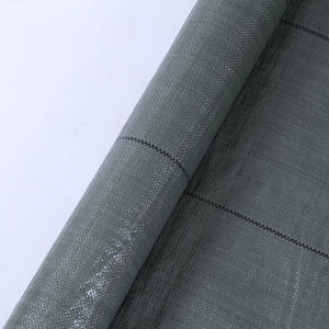 Toile de paillage noire et grise anti-UV tissée pour l'agriculture et l'aménagement paysager - Product Image 2