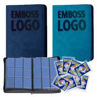 Binder Penyimpanan Kartu 360 Slot/Kustom, Top Loader 9 Kantong, Kompatibel dengan Album Kartu 35PT One Touch untuk Kartu Standar Top Load