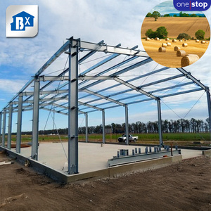 Entrepôt à structure en acier de style design industriel 200m2 à guichet unique préfabriqué pour l'agriculture de stockage de garage - Product Image 4