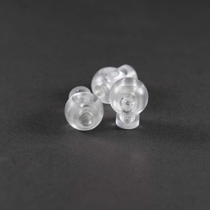 ตัวล็อคเชือกแบบปรับได้รวดเร็ว วัสดุพีซีใส สำหรับม่านโรมา แบบลูกบอล ตัวล็อคแบบร่วมสมัย อุปกรณ์เสริมรางม่าน - Product Image 1