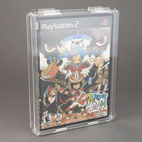 Protecteur acrylique transparent de vitrine pour Sony Playstation DVD (WII, GAMECUBE, PS2, XBOX, XBOX360)