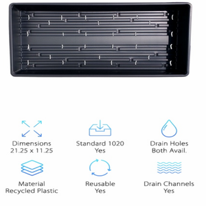 Swellder vassoio <span class=keywords><strong>di</strong></span> Impianto, Senza Fori, 10X20, Utilizzare con il suolo o Idroponica Stuoie Micro <span class=keywords><strong>semi</strong></span> - Product Image 6