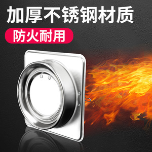 Stainless Steel Check Valve 150mm Flue Backflow Preventer For Kitchen Range Hood Gas Ventilation System - Product Image 2