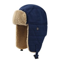 Unisex personalizado piel Trooper orejeras trampero impermeable camuflaje invierno cálido Ushanka sombreros con orejeras para adultos estilo deportivo