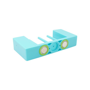 Light Blue Plastic Bobbin Holder 4 Core Magnetic Storage Rack For <b>Sewing</b> Machine Garment Factory Use - Product Image 2