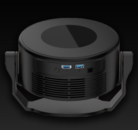 Proyector Compacto HY300MAX 189*163*125mm, 1GB+8GB, Puerto USB/HDMI, Altavoz de 3W, Compatible con Decodificación de Video 8K