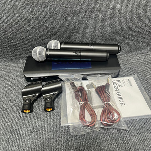 Sistema Microfonico Wireless BLX288 SM58 con Microfono Cardioide per Voce, Un Trasmettitore e Due Ricevitori per Palco, <span class=keywords><strong>Karaoke</strong></span> e Streaming Live - Product Image 2