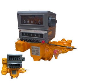 عداد تدفق ميكانيكي PD DN100 لمحطات الوقود والبنزين والديزل مع صمام مسبق الضبط - Product Image 1