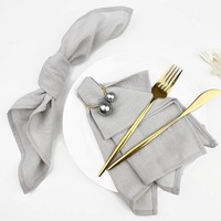 Serviettes en tissu personnalisées avec nom imprimé, serviettes de table pour décoration de Noël, pour les fêtes, les banquets, la maison