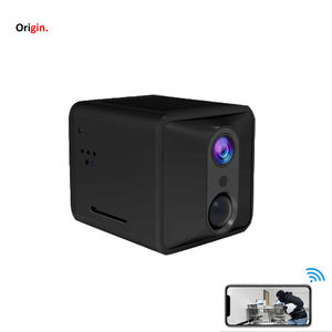 كاميرا شبكية للحماية تعمل عن بُعد وتتميز بتصوير بث مباشر وتدفق مباشر بزاوية واسعة ورؤية ليلية وتسجيل حلقي بشبكة واي فاي صغيرة الحجم مع حساس للحركة البشرية من PIR - Product Image 1