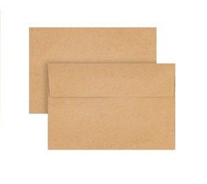 Tùy chỉnh màu nâu kraft giấy phong bì 5*7 inch gấp giấy phong bì vuông - Product Image 2