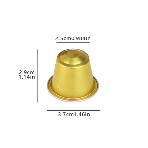Coque de <span class=keywords><strong>capsule</strong></span> de <span class=keywords><strong>café</strong></span> DIY jetable en <span class=keywords><strong>aluminium</strong></span> auto-adhésive pour remplissage manuel de poudre, coque de <span class=keywords><strong>capsule</strong></span> à haute teneur en matières grasses - Product Image 3