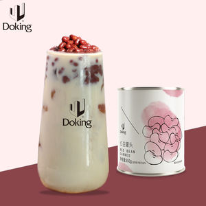 Халяльная консервированная красная фасоль (адзюки) 0,85 кг, 3 кг – высококачественная паста для баббл-чая, выпечки, молочного чая, мороженого - Product Image 4