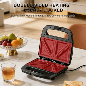 Sokany - Máquina para Hacer Snacks |   Máquina para hacer sándwiches rellenos, gofres y paninis |   Placas Antiadherentes Extraíbles |   Genial - Product Image 6