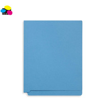 Carpeta para Historial Clínico de Pacientes, 10 Unidades por Caja, Carpeta de Papel con Clip y Pestaña