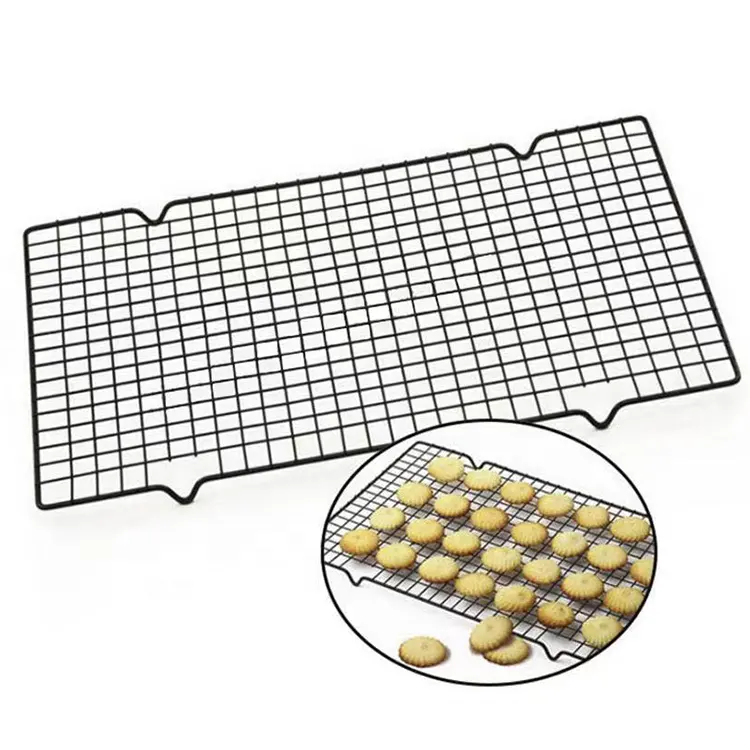 High Quality Steel Wire Nonstick Coating Cake Bread Cooling Rack for Baking