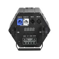 LED Retro PAR-Licht Hintergrundbeleuchtung Retro-Licht 72 Stück RGB +60W Sechseckige Färbung+Blitz+Zusätzliches DJ Disco Bühnenlicht
