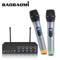 Microphone sans fil Bluetooth portable en métal S-10, mini, avec écho, vente chaude, OEM, karaoké