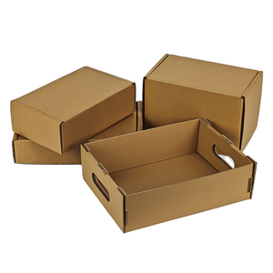 Boîtes <span class=keywords><strong>d</strong></span>'expédition en carton ondulé blanc sur mesure, matériaux recyclés, boîte à plateau avec laminage mat pour produits ménagers - Product Image 2