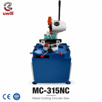Machine de découpe de tuyaux en PVC semi-automatique à engrenages en acier inoxydable 315, scie circulaire haute précision 3 kW pour le mobilier